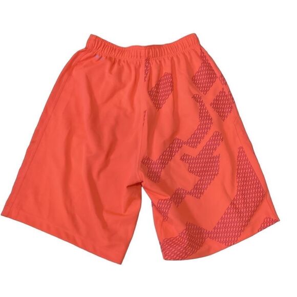 Nike Football Shorts Orange Retro Basketball Turquoise Dri-fit Small - Picture 2 of 12